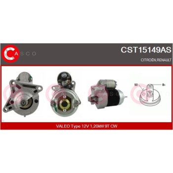 Motor de arranque - CASCO CST15149AS