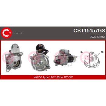 Motor de arranque - CASCO CST15157GS