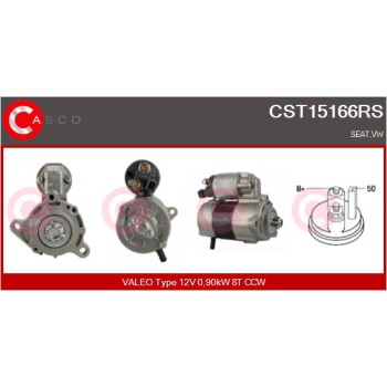 Motor de arranque - CASCO CST15166RS