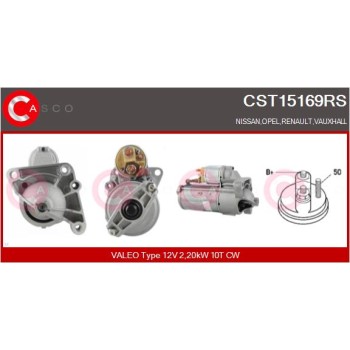 Motor de arranque - CASCO CST15169RS