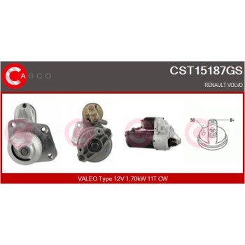 Motor de arranque - CASCO CST15187GS