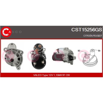 Motor de arranque - CASCO CST15256GS