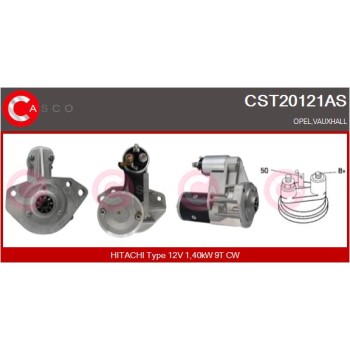 Motor de arranque - CASCO CST20121AS