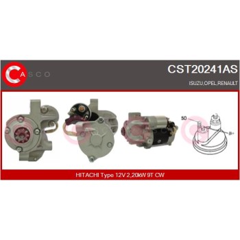 Motor de arranque - CASCO CST20241AS