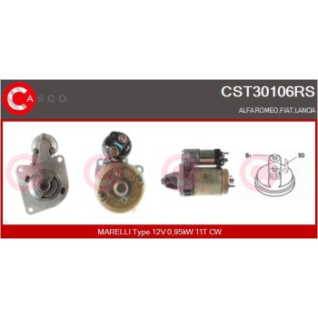 Motor de arranque - CASCO CST30106RS