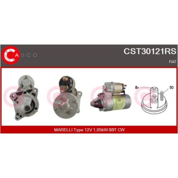 Motor de arranque - CASCO CST30121RS