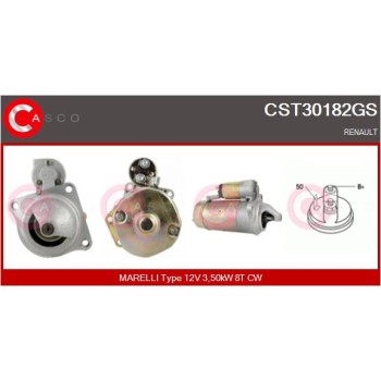 Motor de arranque - CASCO CST30182GS