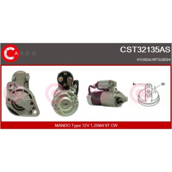 Motor de arranque - CASCO CST32135AS