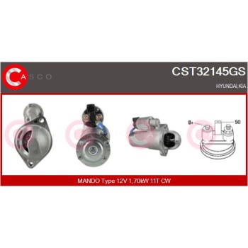 Motor de arranque - CASCO CST32145GS