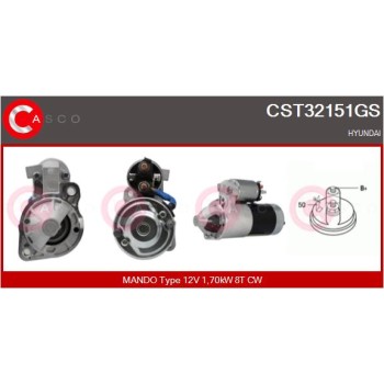 Motor de arranque - CASCO CST32151GS