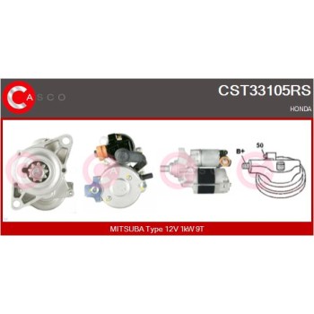 Motor de arranque - CASCO CST33105RS