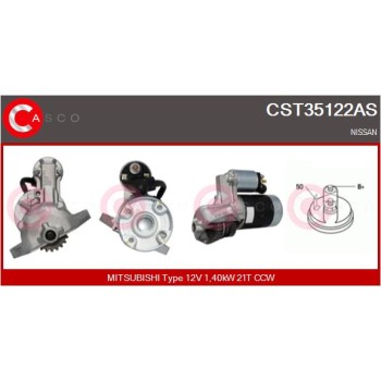 Motor de arranque - CASCO CST35122AS