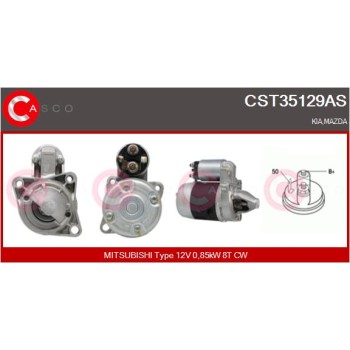 Motor de arranque - CASCO CST35129AS