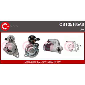 Motor de arranque - CASCO CST35165AS