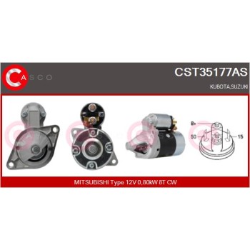 Motor de arranque - CASCO CST35177AS