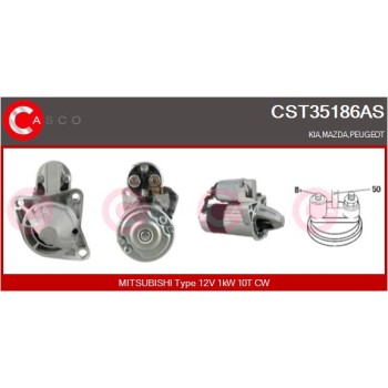 Motor de arranque - CASCO CST35186AS