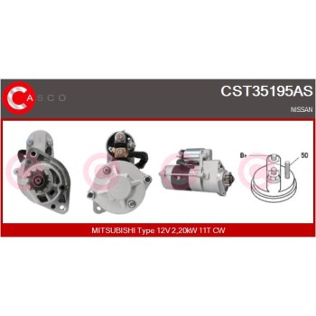 Motor de arranque - CASCO CST35195AS