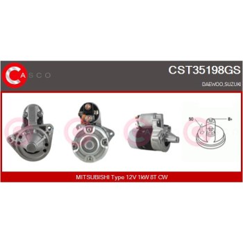 Motor de arranque - CASCO CST35198GS