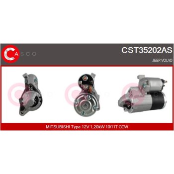 Motor de arranque - CASCO CST35202AS