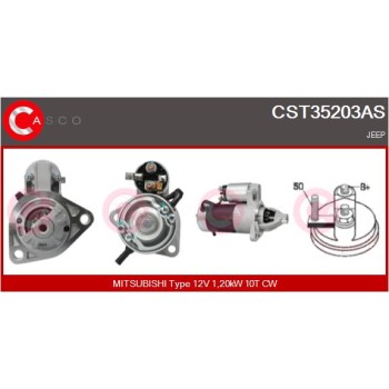 Motor de arranque - CASCO CST35203AS