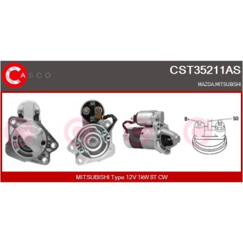 Motor de arranque - CASCO CST35211AS