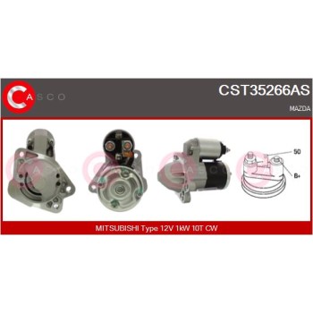 Motor de arranque - CASCO CST35266AS