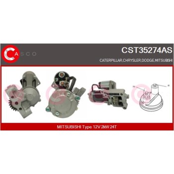 Motor de arranque - CASCO CST35274AS