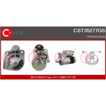 Motor de arranque - CASCO CST35277GS