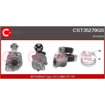 Motor de arranque - CASCO CST35279GS