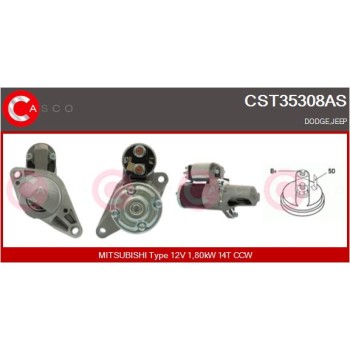 Motor de arranque - CASCO CST35308AS