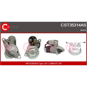 Motor de arranque - CASCO CST35314AS