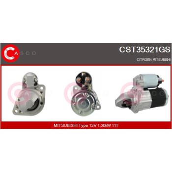 Motor de arranque - CASCO CST35321GS