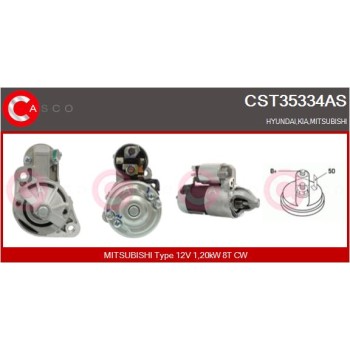 Motor de arranque - CASCO CST35334AS