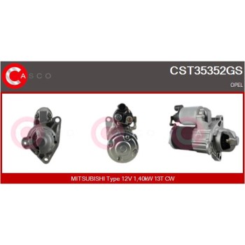 Motor de arranque - CASCO CST35352GS