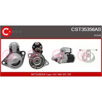 Motor de arranque - CASCO CST35356AS