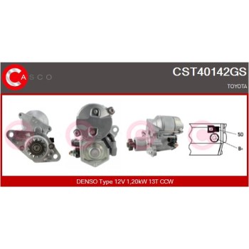 Motor de arranque - CASCO CST40142GS