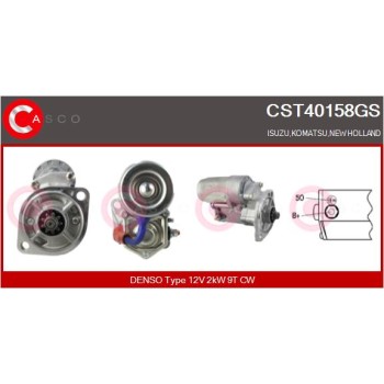 Motor de arranque - CASCO CST40158GS