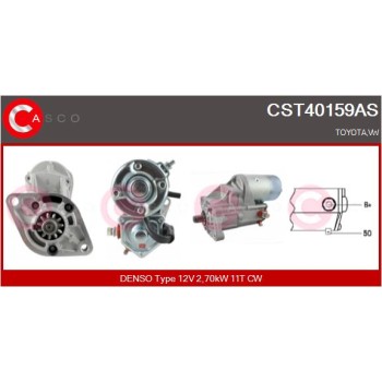 Motor de arranque - CASCO CST40159AS