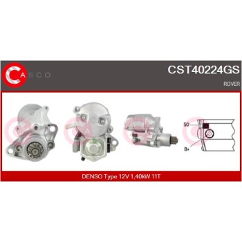 Motor de arranque - CASCO CST40224GS