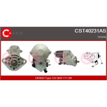 Motor de arranque - CASCO CST40231AS