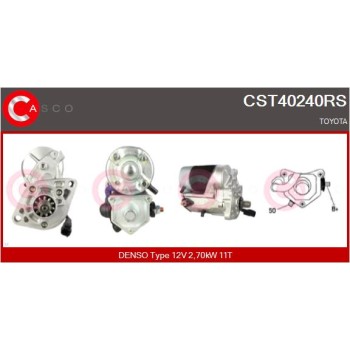 Motor de arranque - CASCO CST40240RS