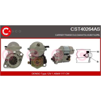 Motor de arranque - CASCO CST40264AS