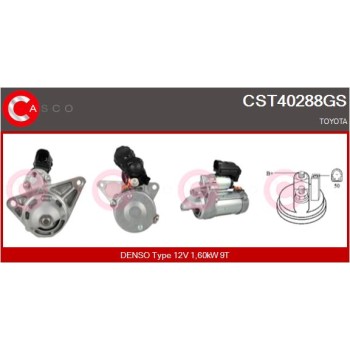 Motor de arranque - CASCO CST40288GS