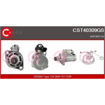 Motor de arranque - CASCO CST40309GS