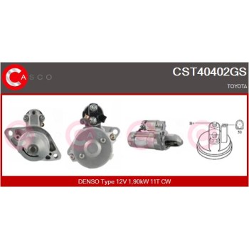 Motor de arranque - CASCO CST40402GS