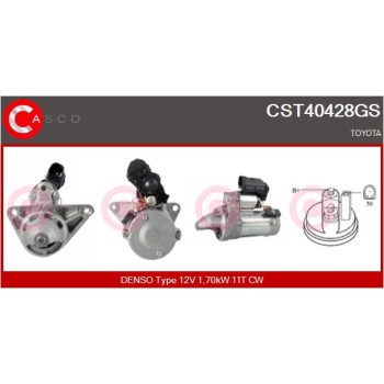 Motor de arranque - CASCO CST40428GS