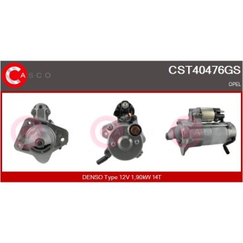 Motor de arranque - CASCO CST40476GS