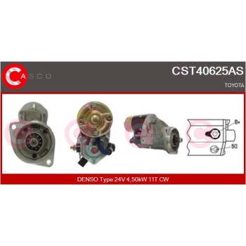 Motor de arranque - CASCO CST40625AS