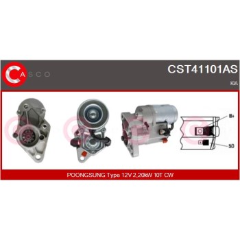 Motor de arranque - CASCO CST41101AS