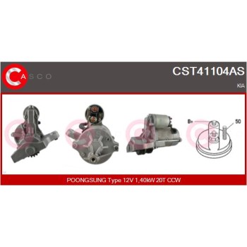 Motor de arranque - CASCO CST41104AS